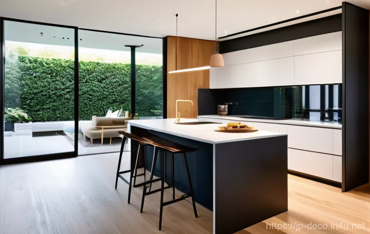 인테리어 코디네이터가 알아야 할 건축법 기초 - **Professional Interior Coordinator Presenting a Safe and Accessible Modern Home:**
    A bright, pr...