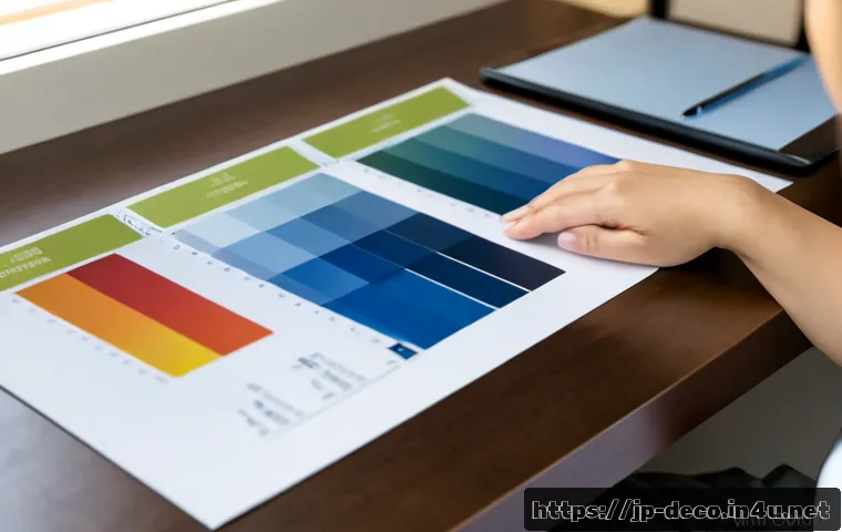 인테리어 코디네이터 필수 자격증 최신 정보 - Photorealistic Japanese interior design coordinator reviewing a professional certification study gui...